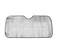 sourcing map 127cm x 61cm foglio di alluminio pieghevole auto parabrezza anteriore pantina parasole coprire