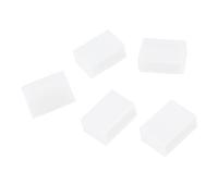 sourcing map 12mm Larghezza Silicone Impermeabile LED Luce Di Striscia Tappo Per Estremità Custodia 5 Pz