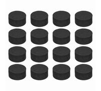 sourcing map 16 piedini isolanti per altoparlanti su un lato, 30 mm x 15 mm, in schiuma antiscivolo, per assorbire gli urti, base per amplificatore, per altoparlanti HiFi Home Theater, colore: nero