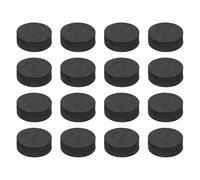 sourcing map 16 piedini isolanti per altoparlanti su un lato, 40 mm x 15 mm, in schiuma antiscivolo, per assorbire gli urti, base per amplificatore, per altoparlanti HiFi Home Theater, colore: nero