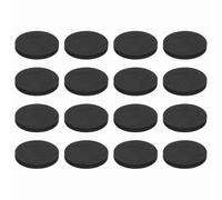 sourcing map 16 piedini isolanti per altoparlanti su un lato, 40 mm x 5 mm, in schiuma antiscivolo, per assorbire gli urti, base per amplificatore, per altoparlanti HiFi Home Theater, colore: nero