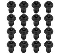 sourcing map 16 tappi per vino, 17 mm, in silicone, riutilizzabili, per sottovuoto, a prova di perdite, per bottiglie di vetro, vino, birra, bevande, colore nero