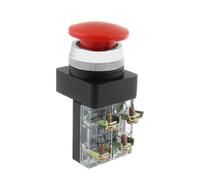 sourcing map 1NO 1NC Emergency Stop/interruttore Di Emergenza Momentanea Rosso Interruttore A Pulsante