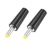 sourcing map 2 adattatori di alimentazione DC maschio, 4,0 mm x 1,7 mm, adattatore jack di alimentazione CC da 3,7 cm per PC, laptop, giocattoli, cellulare, dispositivi elettronici