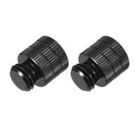 sourcing map 2 adattatori per microfono da 1/4 femmina a M12 maschio, adattatore filettato per supporto per microfono a treppiedi per fotocamera