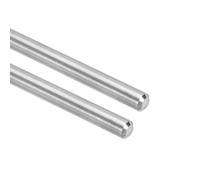 sourcing map 2 aste a movimento lineare, 6,32 mm x 100 mm, in acciaio inox 304, guida per albero a movimento lineare per stampante 3D, CNC, strumento fai da te (diametro: 1/4 di pollice)