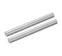 sourcing map 2 aste in titanio GR5, diametro 10 mm, lunghezza 100 mm, in solido metallo TC4, in lega di titanio, per modellismo, aereo, auto, nave, fai da te, lavorazione del metallo