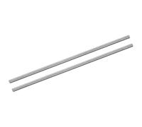 sourcing map 2 aste in titanio GR5, diametro 2,5 mm, lunghezza 100 mm, in solido metallo TC4, in lega di titanio, per modellismo, aereo, auto, nave, fai da te, lavorazione del metallo