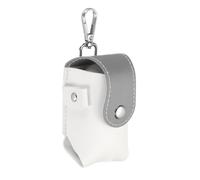 sourcing map 2 borse da golf da 4,6 x 9,4 cm, in pelle PU, portatile, con clip per cintura, con supporto per tee per uomini e donne, grigio