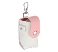 sourcing map 2 borse da golf da 4,6 x 9,4 cm, in pelle PU, portatile, con clip per cintura, con supporto per tee per uomini e donne, rosa