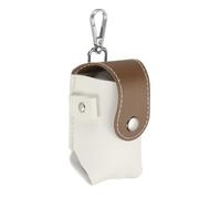 sourcing map 2 borse da golf da 4,6 x 9,4 cm, in pelle PU, portatile, con clip per cintura, con supporto per tee per uomini e donne, marrone