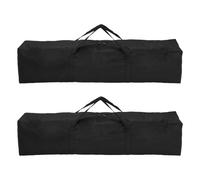 sourcing map 2 borse di ricambio per sedia da campeggio, 89,9 x 20,1 cm, pieghevole, in tessuto Oxford, con tracolla, per viaggi, attività all'aperto, campeggio, sport, colore nero