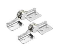 sourcing map 2 cerniere per albero dinamometrico da 1 N.M, in acciaio inossidabile 304, cerniere per tavolo pieghevole, finestre, porte, armadi, armadi, scatole, argento