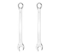 sourcing map 2 chiavi combinate da 22 mm, metriche a 12 punte e estremità aperta 45# in acciaio al carbonio a doppia estremità, per tubi, macchinari per automobili, mobili, riparazioni fai da te