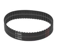 sourcing map 2 cinghie dentate 110XL 037 a 55 denti, in gomma, larghezza 0,9 cm, passo 0,5 cm, cinghie di ricambio meccaniche