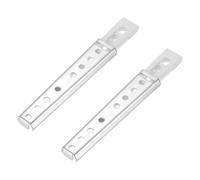 sourcing map 2 connettori componibili per divani, connettori per mobili, parti del letto, staffe di collegamento ad incastro per evitare che mobili e divani scivolino (152 mm, argento)