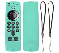 sourcing map 2 coperture per telecomando TV, 150 x 40 x 15 mm, in silicone, anti caduta e assorbimento degli urti, custodia protettiva completa per controller TV, verde