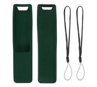 sourcing map 2 coperture per telecomando TV, 170 x 40 x 20 mm, in silicone, anti caduta e ammortizzante, custodia protettiva completa per controller TV BN59, verde scuro