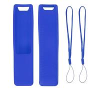 sourcing map 2 coperture per telecomando TV, 170 x 40 x 20 mm, in silicone, anti caduta e ammortizzante, custodia protettiva completa per controller TV BN59, blu scuro