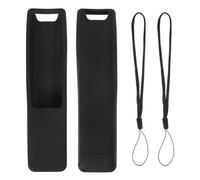 sourcing map 2 coperture per telecomando TV, 170 x 40 x 20 mm, in silicone, anti caduta e ammortizzante, custodia protettiva completa per controller TV BN59, nero