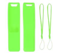 sourcing map 2 coperture per telecomando TV, 170 x 40 x 20 mm, in silicone, anti caduta e assorbimento degli urti, custodia protettiva completa per controller TV BN59, verde fluorescente
