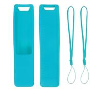 sourcing map 2 coperture per telecomando TV, 170 x 40 x 20 mm, in silicone, anti caduta e assorbimento degli urti, custodia protettiva completa per controller TV BN59, blu