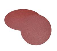 sourcing map 2 dischi abrasivi PSA da 30,5 cm, grana 320, carta vetrata autoadesiva in ossido di alluminio, carta abrasiva rotonda senza foro, levigatrice a secco e bagnata, vernice per auto, legno