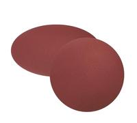 sourcing map 2 dischi abrasivi PSA da 30,5 cm, grana 400 in ossido di alluminio autoadesivo, carta vetrata rotonda senza foro per levigatrice bagnata/asciutta, vernice auto sabbia, legno, metallo