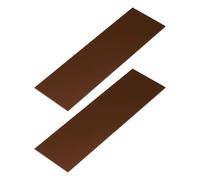 sourcing map 2 fodere per manici di coltelli, 15,2 x 5,1 x 0,1 cm, G10, per bilance di coltelli, lastre per la realizzazione di utensili, marrone scuro