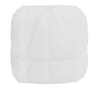 sourcing map 2 gomitoli di filato per uncinetto, 3 mm, colore bianco, 100% acrilico, 40 g, peso sportivo, morbido e soffice, per lavori a maglia fai da te, uncinetto, coperte, regali, 40 m in totale