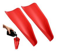 sourcing map 2 imbuto flessibile per olio, 20,3 cm, multiuso, modellabile, per cambio olio, riutilizzabile, portatile, per auto, moto, camion, tosaerba, uso automobilistico, rosso