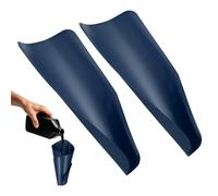 sourcing map 2 imbuto flessibile per olio da 17,8 cm, multiuso, modellabile, per cambio olio, riutilizzabile, portatile, per auto, moto, camion, tosaerba, uso automobilistico, blu