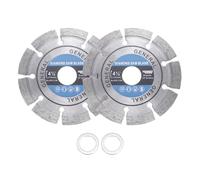 sourcing map 2 lame diamantate da 11,5 cm di diametro 7/8 pollici con disco di taglio circolare con anello riduttore adattatore pergolato da 7/8" a 5/8" per muratura, piastrelle, marmo, ceramica