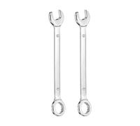 sourcing map 2 mini chiavi combinate da 8 mm, metriche a 12 punti e offset ad angolo di 15 gradi, in acciaio CR-V a doppia estremità, strumento per riparazioni fai da te