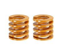 sourcing map 2 molle a compressione per stampante 3D, diametro esterno 25 mm, lunghezza 25 mm, carico leggero, stampo a compressione per stampante 3D, parte elettrica, giallo
