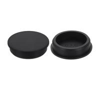sourcing map 2 Pezzi Tappi per Fori in Silicone, Tappi di Gomma Rotondi Impermeabili Tappi di Tenuta per Bottiglie Cappucci Terminali per Tubi per Foro da 62mm/2,44" per Vasca da Bagno Bottiglia, Nero