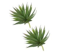 sourcing map 2 piante grasse artificiali, pianta grassa finta, 19,1 cm, grandi, senza vaso, tocco reale, per fai da te, casa, matrimonio, giardino, ufficio, decorazione floreale all'aperto, verde