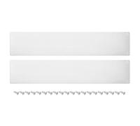 sourcing map 2 piastre per porta, 15,2 x 76,2 cm, in alluminio, spessore 2 mm, per porta anteriore esterna o porta posteriore, argento