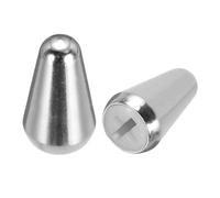 sourcing map 2 punte per interruttore a levetta per chitarra a 3 vie a 5 vie, in ottone, con fessura incrociata push-in da 4,5 mm, per interruttore pick-up ST TL, parti di ricambio per chitarra