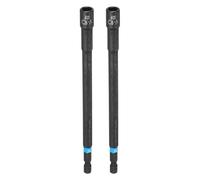 sourcing map 2 punte per trapano avvitatore da 9/32", attacco da 1/4", codolo esagonale da 150 mm, prese magnetiche a 6 punti, cambio rapido, in acciaio Cr-V, per driver di trapano elettrico