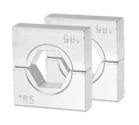 sourcing map 2 pz Idraulico Crimpatura Die 185mm 12 Ton Hexagon Crimper Ricambio Dies per YQK-240/300 Filo Elettrico Terminale Crimper Strumento Cavo di Acciaio