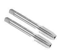 sourcing map 2 pz Mano Fondo Rubinetto 3/8 "-16 UNC 2B Filettatura Mano Sinistra Stile Filettatura Maschi Acciaio Ad Alta Velocità HSS6542 Flauti Dritti Vite Tapping Strumento