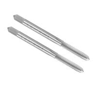 sourcing map 2 pz Mano Plug Tap #8-32 UNC 2B Mano Sinistra Spina Stile Maschi Flauto Dritto Vite Tapping Strumento Filettatura Acciaio Ad Alta Velocità HSS6542