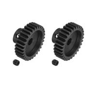 sourcing map 2 Pz RC 32P Pignone Ingranaggio indurito 5mm Albero, 30T Ingranaggi Motore in Acciaio al Carbonio per 1/10 RC Modello Auto Barca Drone