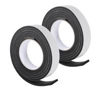 sourcing map 2 rotoli di feltro con retro adesivo, 3 cm x 2 m, antiscivolo, per mobili, nastro in feltro tagliabile, per proteggere pavimenti in legno, sedie, pareti e adesivo fai da te