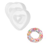 sourcing map 2 stampi in resina da 6,3 cm, lettere dell'alfabeto maiuscolo 3D, stampi in silicone per realizzare candele, fai da te, artigianato, parole, segni, arte, feste, decorazioni per la casa