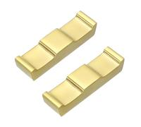 sourcing map 2 supporti per bacchette, in acciaio inox 304, 6,6 x 1,8 x 1,3 cm, utensili da cucina per la casa, per cucchiai, forchette, cucchiaini, utensili da pranzo, color oro