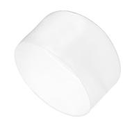 sourcing map 2 tappi in gomma da 75 mm in vinile rotondo per tubi di copertura per viti e filettature, trasparenti