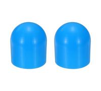 sourcing map 2 tappi per diffusore per torce, 43 mm ID x 50 mm di altezza, in silicone, flessibili, per viti di protezione per torce a LED, luci a LED da 44-46 mm, per tubi di mobili, colore blu