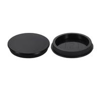 sourcing map 2 tappi per fori in silicone, impermeabili, rotondi, tappi di tenuta per bottiglie, tappi terminali per tubi per foro da 120 mm per bottiglia da bagno, neri